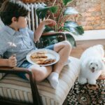 dog eating homemade food