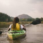 dog in kayak