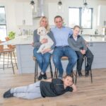 happy pet family